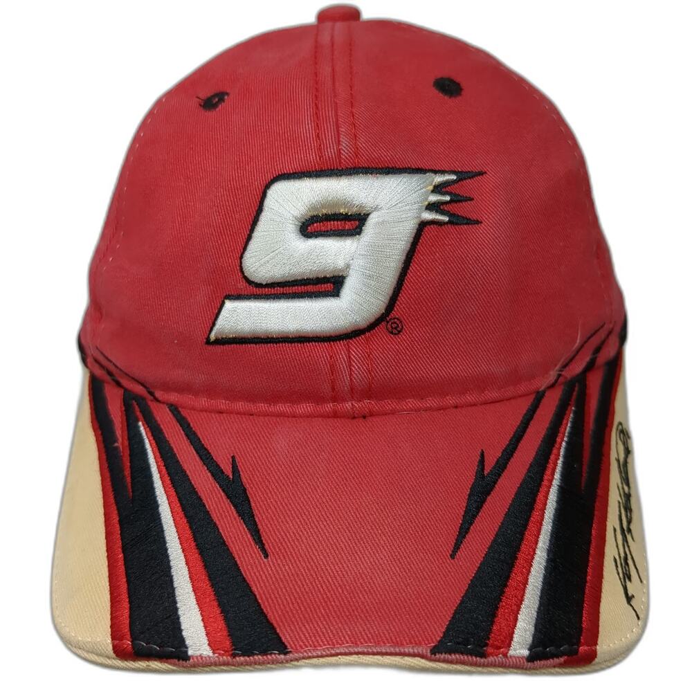 Chase Authentics Baseball Cap Red One Size Budweiser Kasey Kahne 9 NASCAR hat